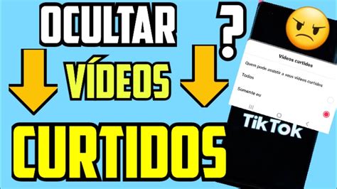 Como esconder vídeos curtidos no TikTok .